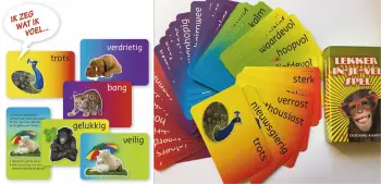 Boekomslag Lekker in je vel spel - geschreven door Marja Baseler